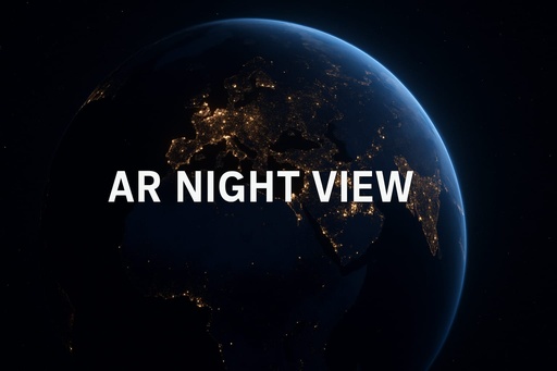 Earth At Night in AR